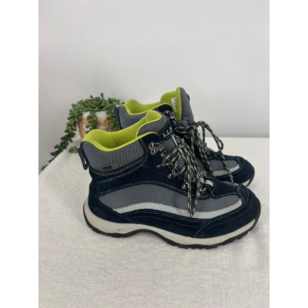 L.L. Bean Tek 2.5 Snow Sneakers Womens‎ 7 Blue Green Waterproof Insulated Boots